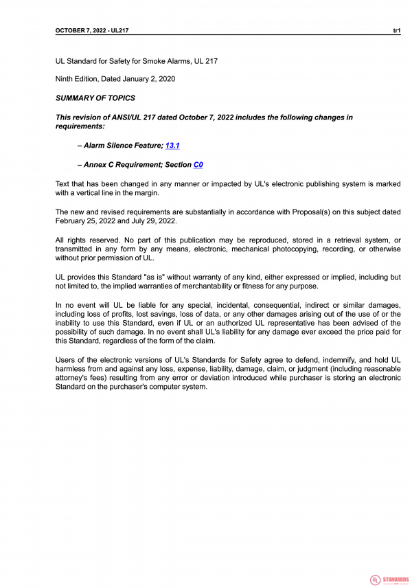 UL 217 PDF UL 217 PDF